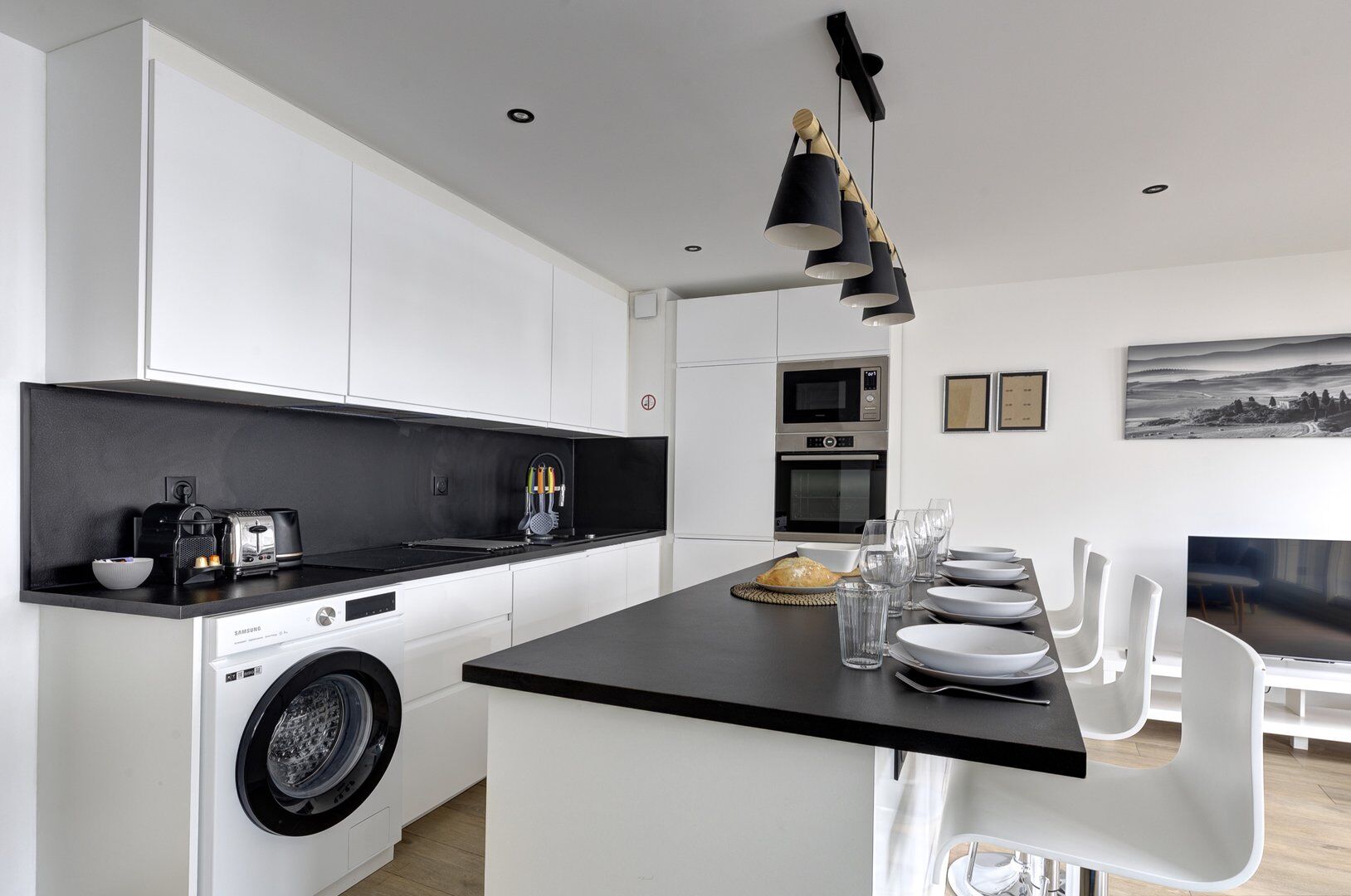 Cuisine cuisine suite dolce vita paris location appartement paris